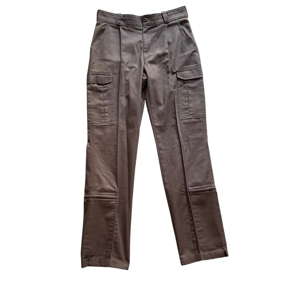 Vintage Aureus International Cargo Flight Pants Mens Brown Made In USA